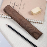Walnut & Red Oak Solid Wooden Ruler |  Triangular