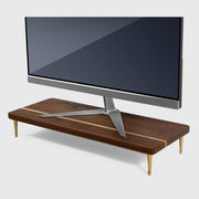 Walnut Splicing Wood Monitor Stand