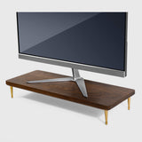 Red Oak Wood Monitor Stand — Desk Riser