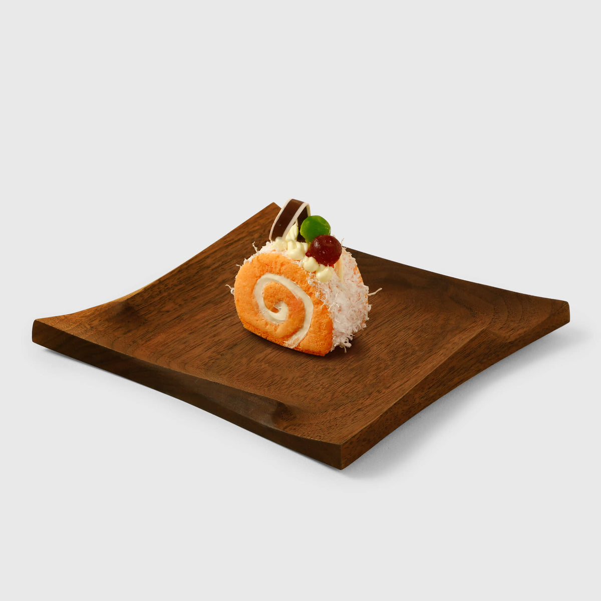 Walnut Wood Plate Serving Tray | Square Dinner Platter