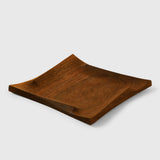 Walnut Wood Plate Serving Tray | Square Dinner Platter
