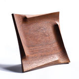 Walnut Wood Serving Plate — Square