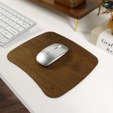 Real Walnut Wood Mouse Pad — Rectangular Desk Mat