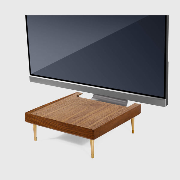 Walnut iMac Wood Monitor Stand