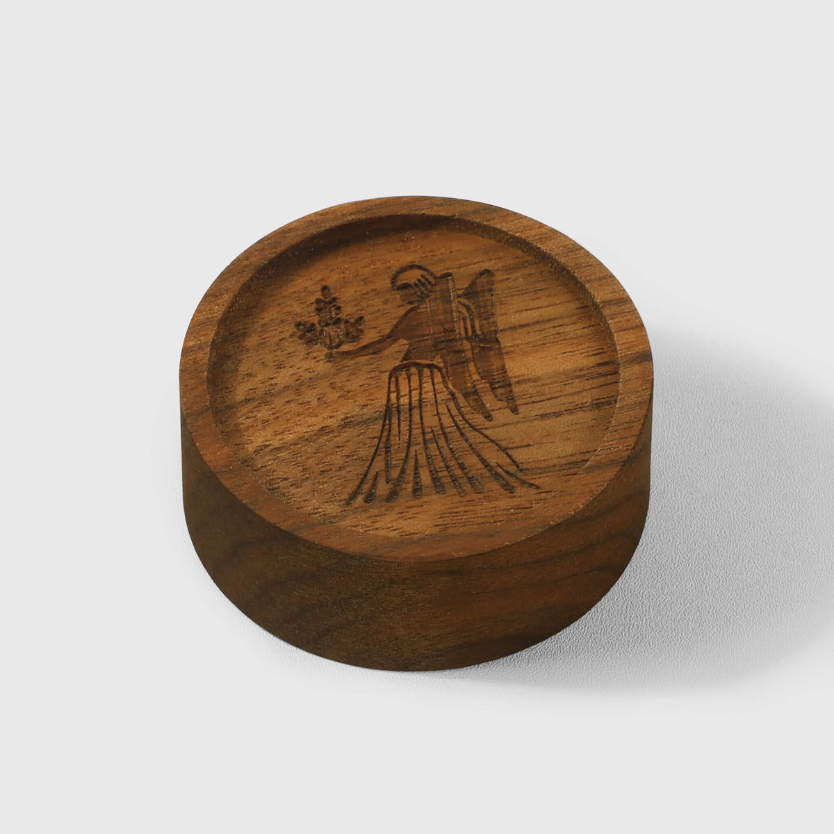 Wood Essential Oil Diffuser — Time Vortex Pattern