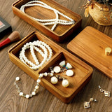 Walnut Wood Jewelry Box — Hand-Polished Storage