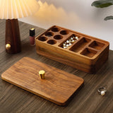 Walnut Wood Jewelry Box — Hand-Polished Storage