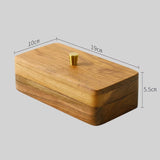 Walnut Wood Jewelry Box — Hand-Polished Storage
