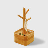 Wooden Double Layer Jewelry Tray