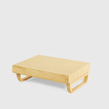 Birch Wood Monitor Stand with Drawer — Handmade Desk Riser