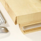 Wooden Monitor Stand With Two Drawers