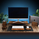 Walnut Wood Monitor Stand With USB Ports