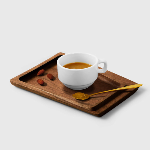 Wooden Walnut Squared Tray | Household Use Dinner Platter