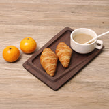 Wooden Walnut Squared Tray | Household Use Dinner Platter